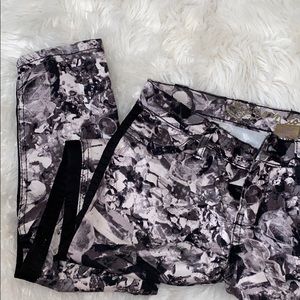 VERA WANG printed jeans